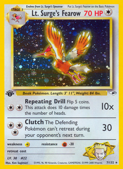 Lt. Surge's Fearow #7 Gym Heroes