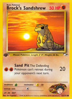 Brock's Sandshrew #72 PSA 10