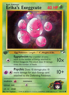 Erika's Exeggcute #77 Gym Heroes