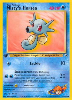 Misty's Horsea #86 Gym Heroes