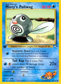 Misty's Poliwag #87 Gym Heroes