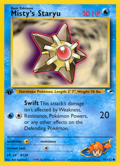 Misty's Staryu #90 Gym Heroes