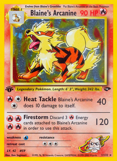 Blaine's Arcanine Gym Challenge #1