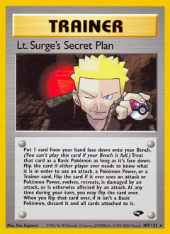 Lt. Surge's Secret Plan #107 Gym Challenge