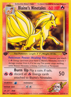 Blaine's Ninetales Gym Challenge #21