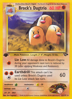 Brock's Dugtrio #22 PSA 10