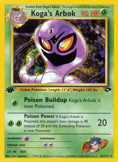 Koga's Arbok #25 PSA 10
