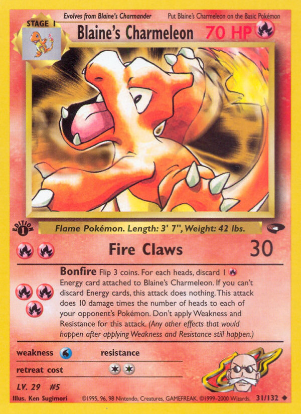 Blaine's Charmeleon #31 Gym Challenge