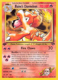 Blaine's Charmeleon #31 PSA 10