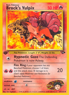 Brock's Vulpix #37 PSA 10