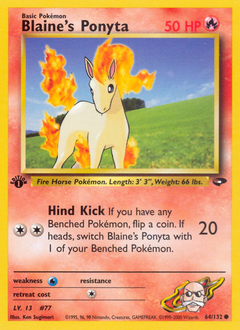Blaine's Ponyta #64 Gym Challenge