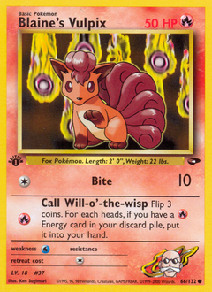 Blaine's Vulpix #66 Gym Challenge