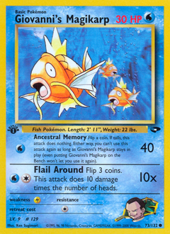 Giovanni's Magikarp #73 PSA 10