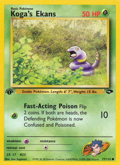 Koga's Ekans #77 PSA 10