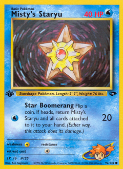 Misty's Staryu #92 Gym Challenge