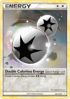 Double Colorless Energy #103 HeartGold & SoulSilver