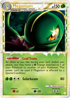 Meganium #109 HeartGold & SoulSilver