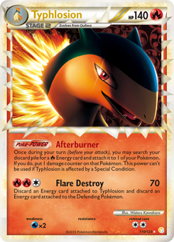 Typhlosion #110 HeartGold & SoulSilver