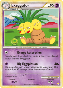 Exeggutor #18 HeartGold & SoulSilver