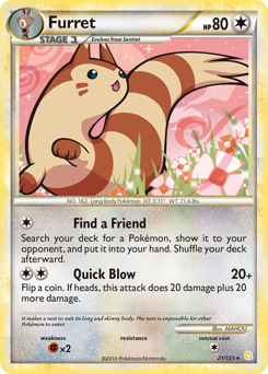 Furret #21 HeartGold & SoulSilver