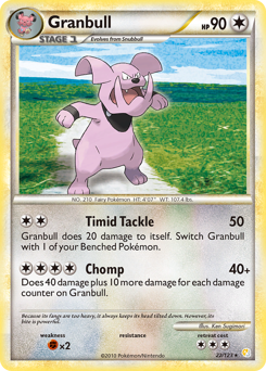 Granbull #22 HeartGold & SoulSilver