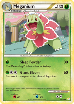 Meganium #26 HeartGold & SoulSilver