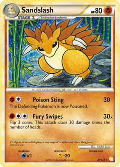 Sandslash #29 HeartGold & SoulSilver