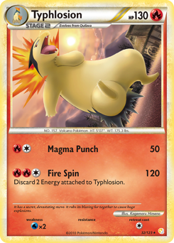 Typhlosion #32 HeartGold & SoulSilver