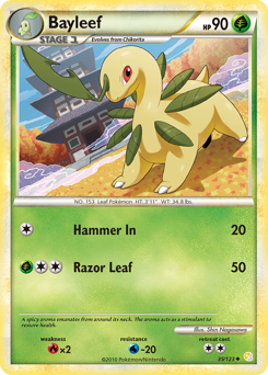 Bayleef #35 HeartGold & SoulSilver