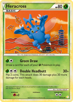 Heracross #43 HeartGold & SoulSilver