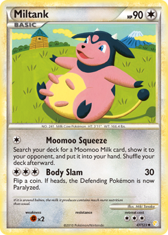 Miltank HeartGold & SoulSilver #47