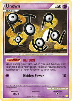 Unown #54 HeartGold & SoulSilver