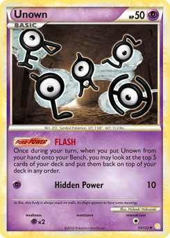 Unown #55 HeartGold & SoulSilver