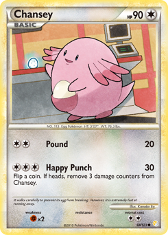Chansey #58 HeartGold & SoulSilver