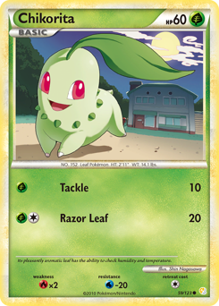 Chikorita HeartGold & SoulSilver #59