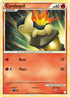 Cyndaquil #61 HeartGold & SoulSilver