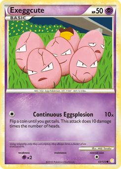 Exeggcute #63 HeartGold & SoulSilver