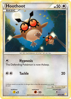 Hoothoot #66 HeartGold & SoulSilver