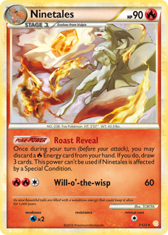 Ninetales #7 HeartGold & SoulSilver
