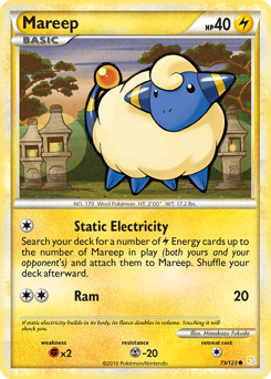 Mareep #73 HeartGold & SoulSilver