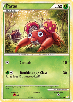 Paras #76 HeartGold & SoulSilver
