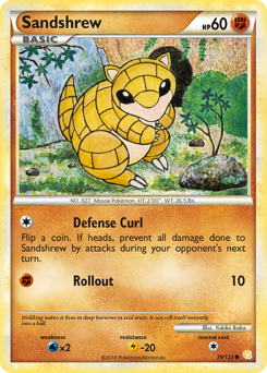 Sandshrew #79 HeartGold & SoulSilver