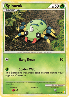 Spinarak #83 HeartGold & SoulSilver