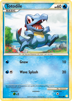 Totodile #86 HeartGold & SoulSilver