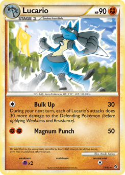 Lucario #19 HS—Unleashed