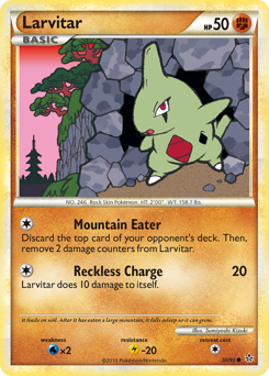 Larvitar #50 PSA 10