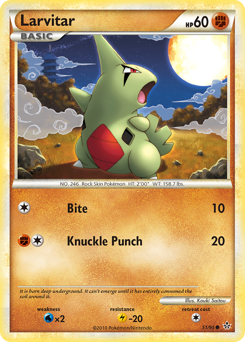 Larvitar #51 PSA 10