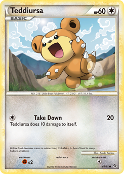 Teddiursa #65 PSA 10