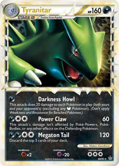 Tyranitar #88 HS—Unleashed