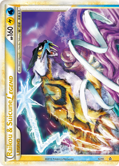 Raikou & Suicune LEGEND #92 HS—Unleashed